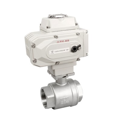 Actuator High Quality  Female Thread Two pieces Electric ball valve