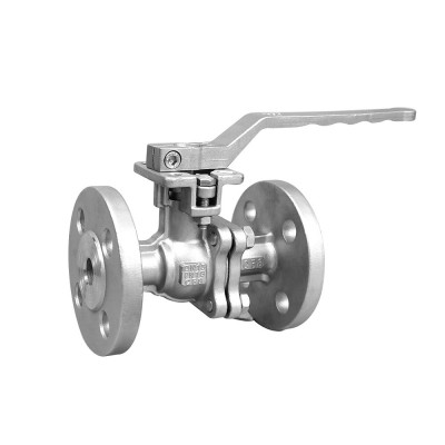 Full bore ANSI 150 with ISO Stainless Steel 2PC Flanged Ball Valve High platform